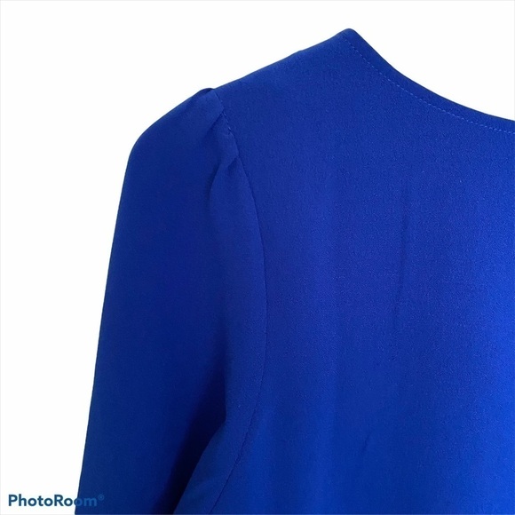 Tobi Sippin Cosmos Cobalt Blue Shift Dress, Size Small - Picture 6 of 11